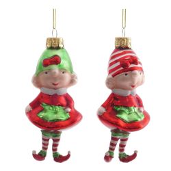 GAEM Украшение новогоднее "Эльф", L6 W6 H13,5 см, 2в.