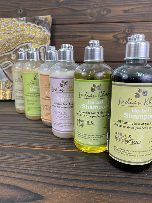 Шампунь амла и брингарадж Indian Khadi