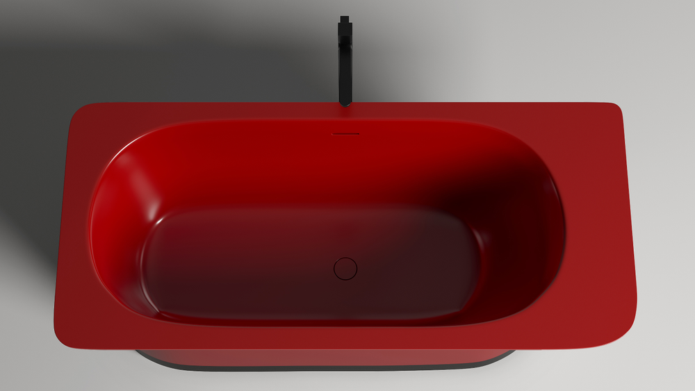 Ванна NINFEA 180x82 матовая покраска RAL полностью