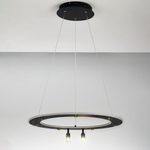 740467 Люстра DIVE LED 90W 4900LM G ЧЕРНЫЙ 3000-6000К