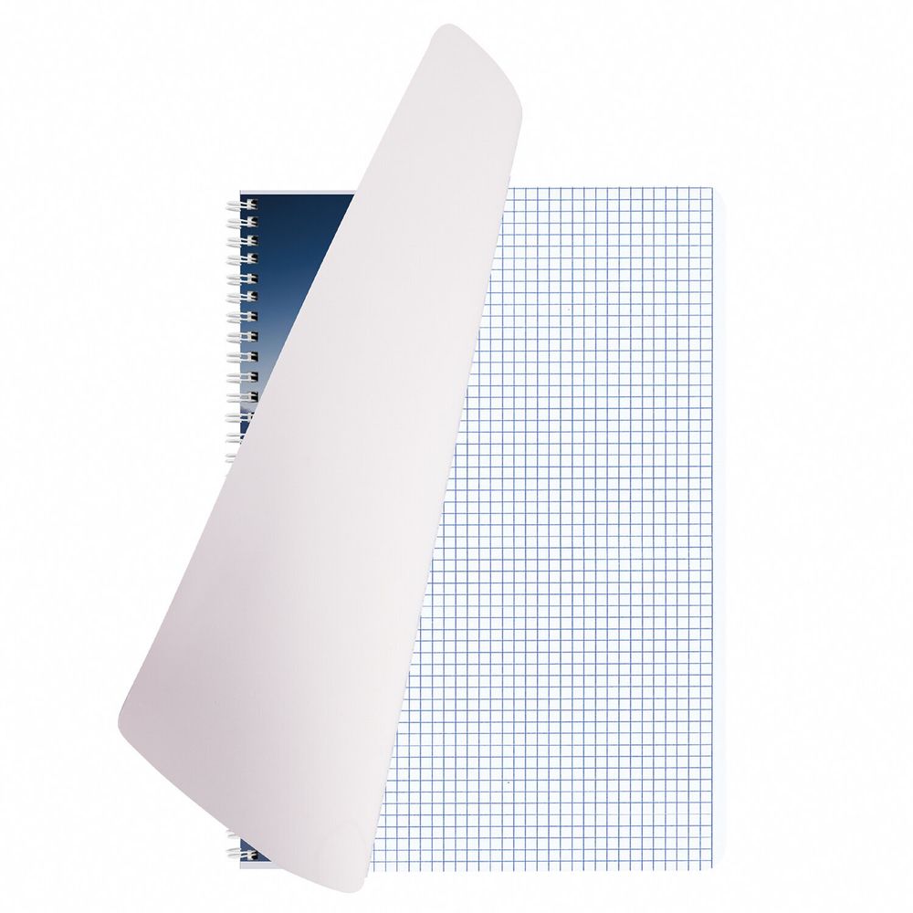 Тетрадь А4, 96 л., BRAUBERG, гребень, клетка, обложка картон, "Calm", 404059, 4шт