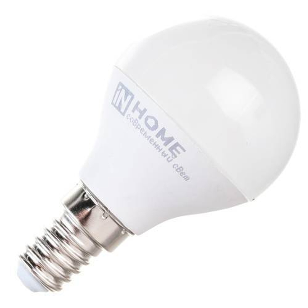 Лампа светодиодная Е14 8Вт 6500К LED-Шар-VC /IN HOME/4882