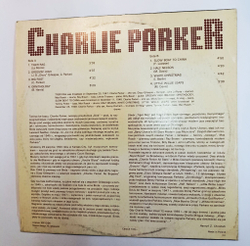 Винтажная виниловая пластинка LP Charlie Parker Live Performances (Польша 1978)