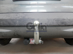 Фаркоп оцинкованный Galia P032A для Peugeot 207 хетчбек 2006-2012(паспорт и сертификат в комплекте)(без электрики)