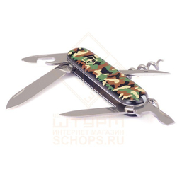 Нож многофункциональный Victorinox Spartan 91 мм, Woodland
