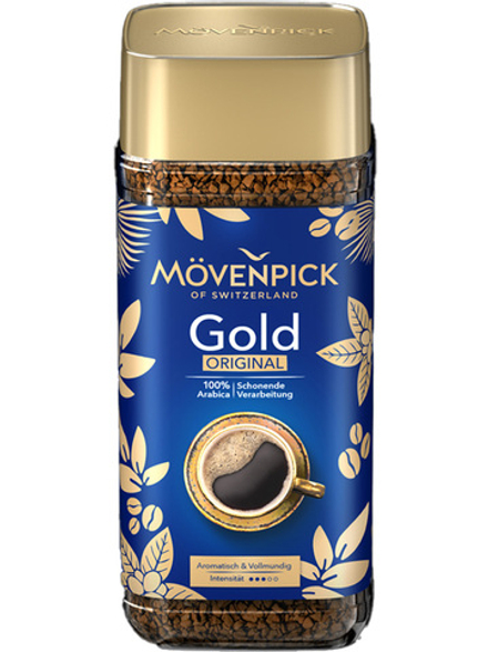 Кофе растворимый Movenpick Gold Original 200 г, 100% арабика