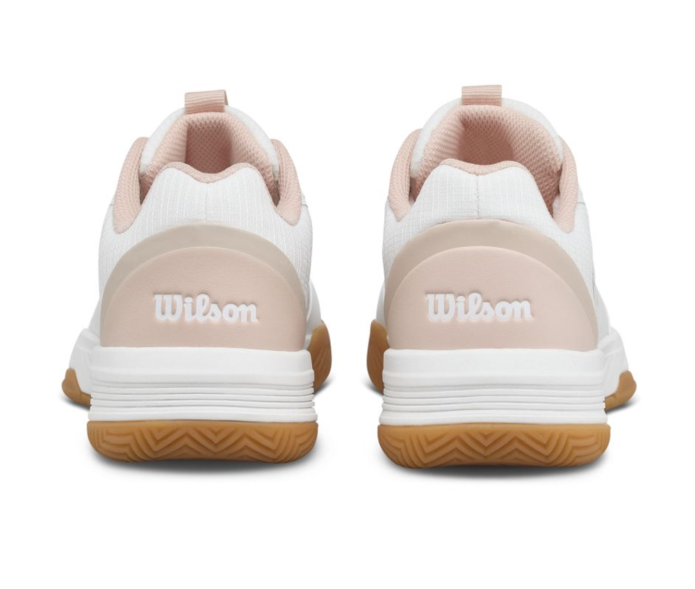 Женские теннисные кроссовки Wilson Court Glide - white/cameo rose/gum
