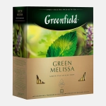 Чай зеленый Greenfield Green Melissa 100пак