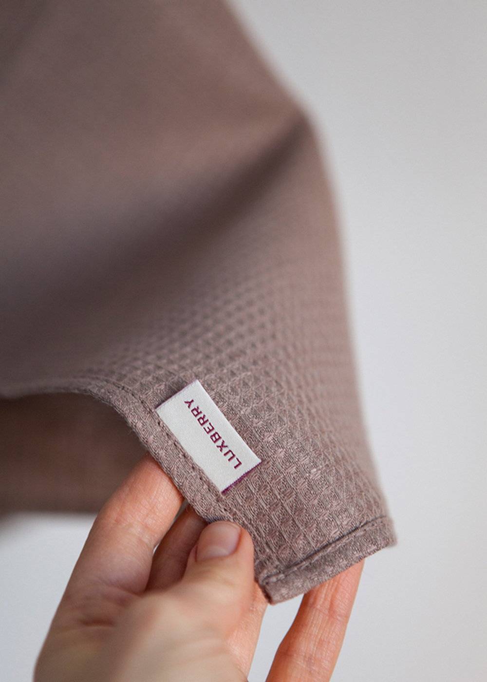 Набор полотенец 2 шт Luxberry Kitchen Line ягодный-шоколадный детали