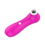 Малиновый вакуум-волновой стимулятор клитора - 12,5 см. (Цвет: малиновый)