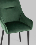 Стул Джоан велюр зелёный
