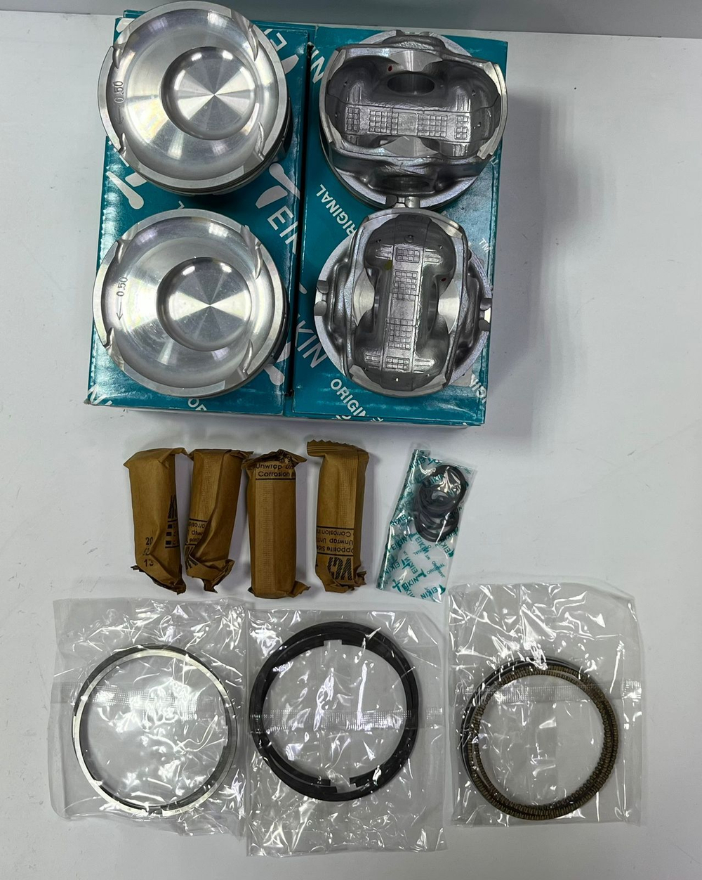 Поршни с кольцами +0.50 G4FJ 1.6 T-GDI (палец 20мм) Teikin
