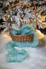 Мишура Хамелеон д.100 мм., дл.2 м.,зеленый, КАЗ КОМ (Г-235/зеленый)