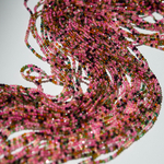 Розовая турмалиновая шпинель синтетическая, 2мм, шар, микроогранка