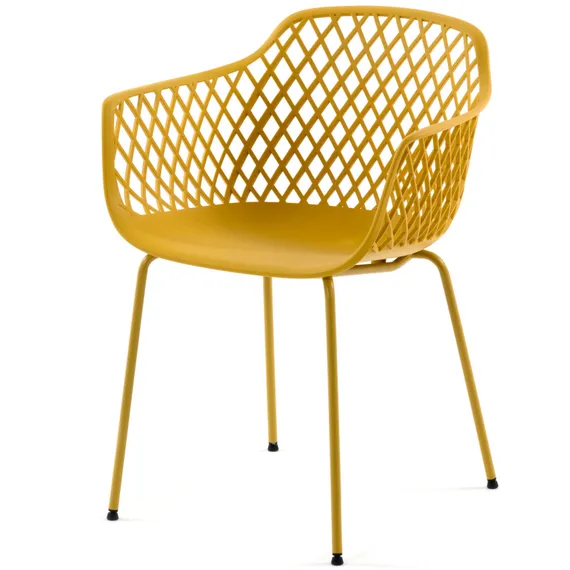 Стул Quinn желтый | La Forma | Испания | Купить в Hallberg.ru