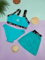 купальник раздельный 3 в 1 с топом и юбка