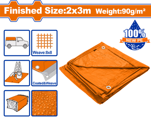 Тент 2х3 м 90 г/м2 (30) WADFOW WTQ0923