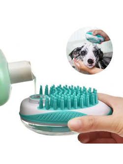 M-Pets щетка для мытья животных с дозатором для мыла Rubeaz