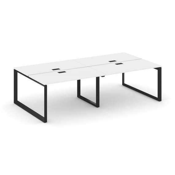 Style Project Рабочая станция двухсторонняя SN-59O.DRS-041 Белый/Металл Черный/Черный Заглушка 1960*