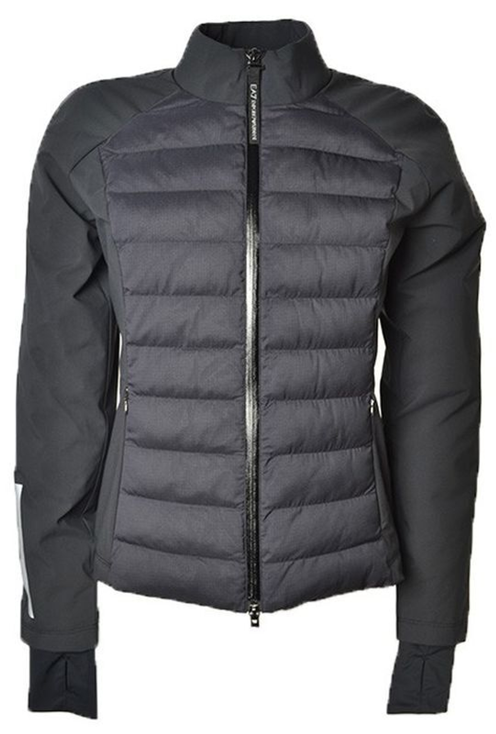 Женская теннисная куртка EA7 Woman Woven Bomber Jacket - black