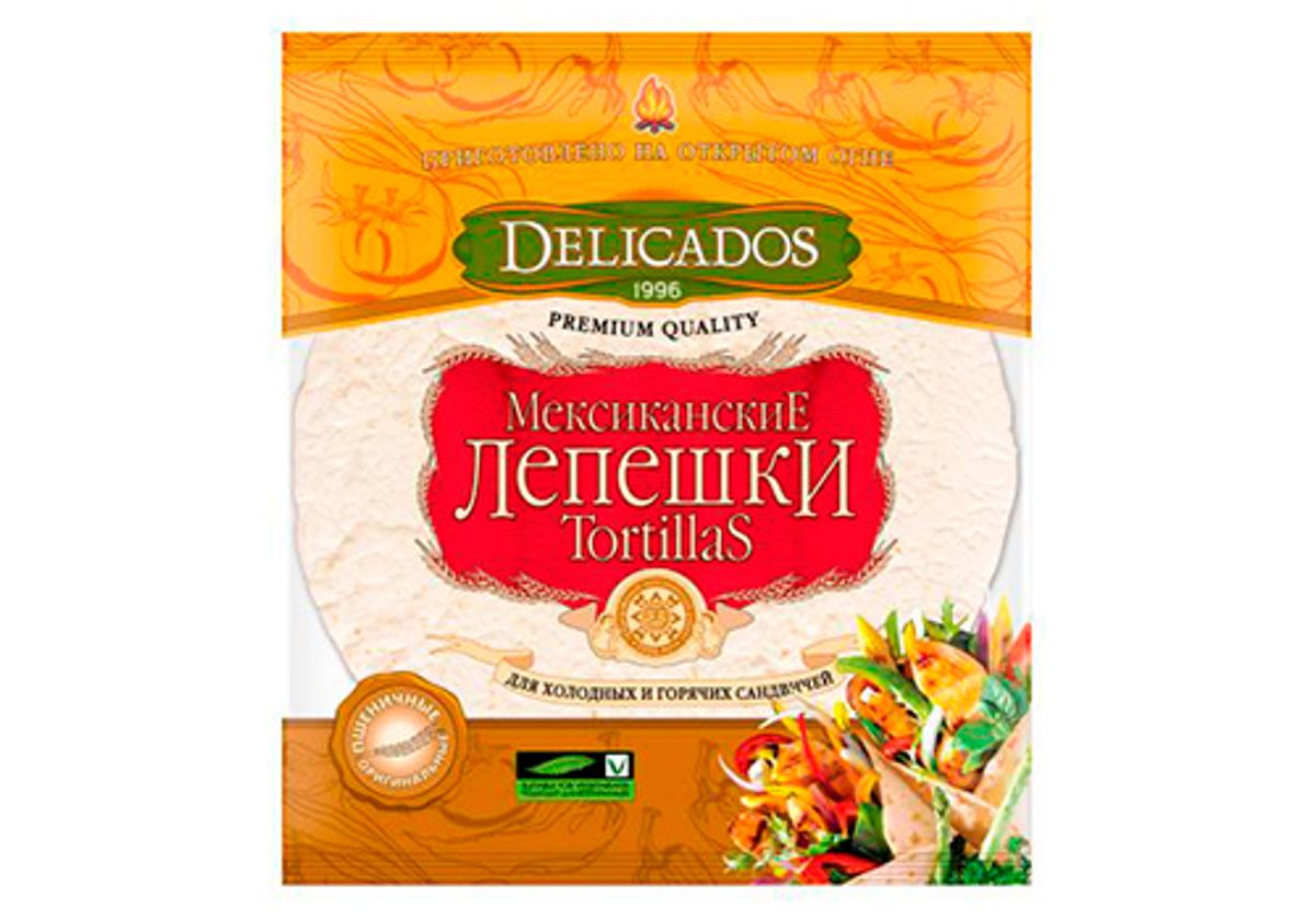 Мексиканские лепешки оригинальные Delicados, 6шт