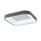 7769/56L AVRA LED SN 578 Светильник металл/белый/серый LED (56Вт+14Вт) 3000-6000K 500х500 IP43 пульт ДУ+подсветка SHARMEL