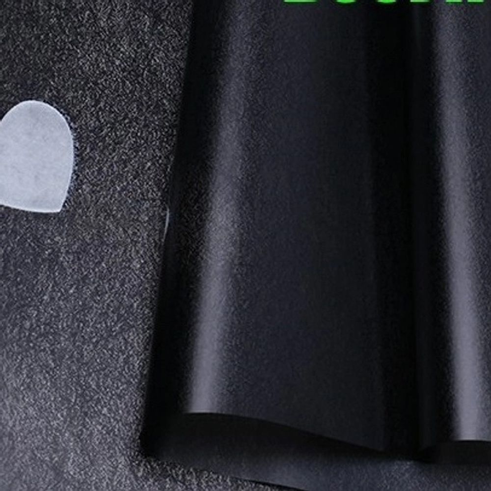 Пленка мат-я Сердца 58см*10м ЧЕРНЫЙ