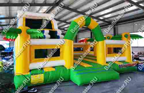 Коммерческий батут "Яркая поляна" 6*5*4 м