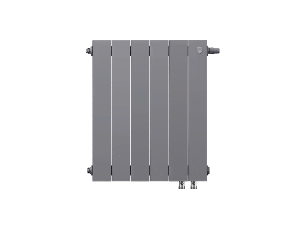 Радиатор Royal Thermo PianoForte 500 /Silver Satin - 6 секц. VDR