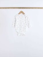 Боди с длинным рукавом для малышей Next K79-876, 5 шт., Белый