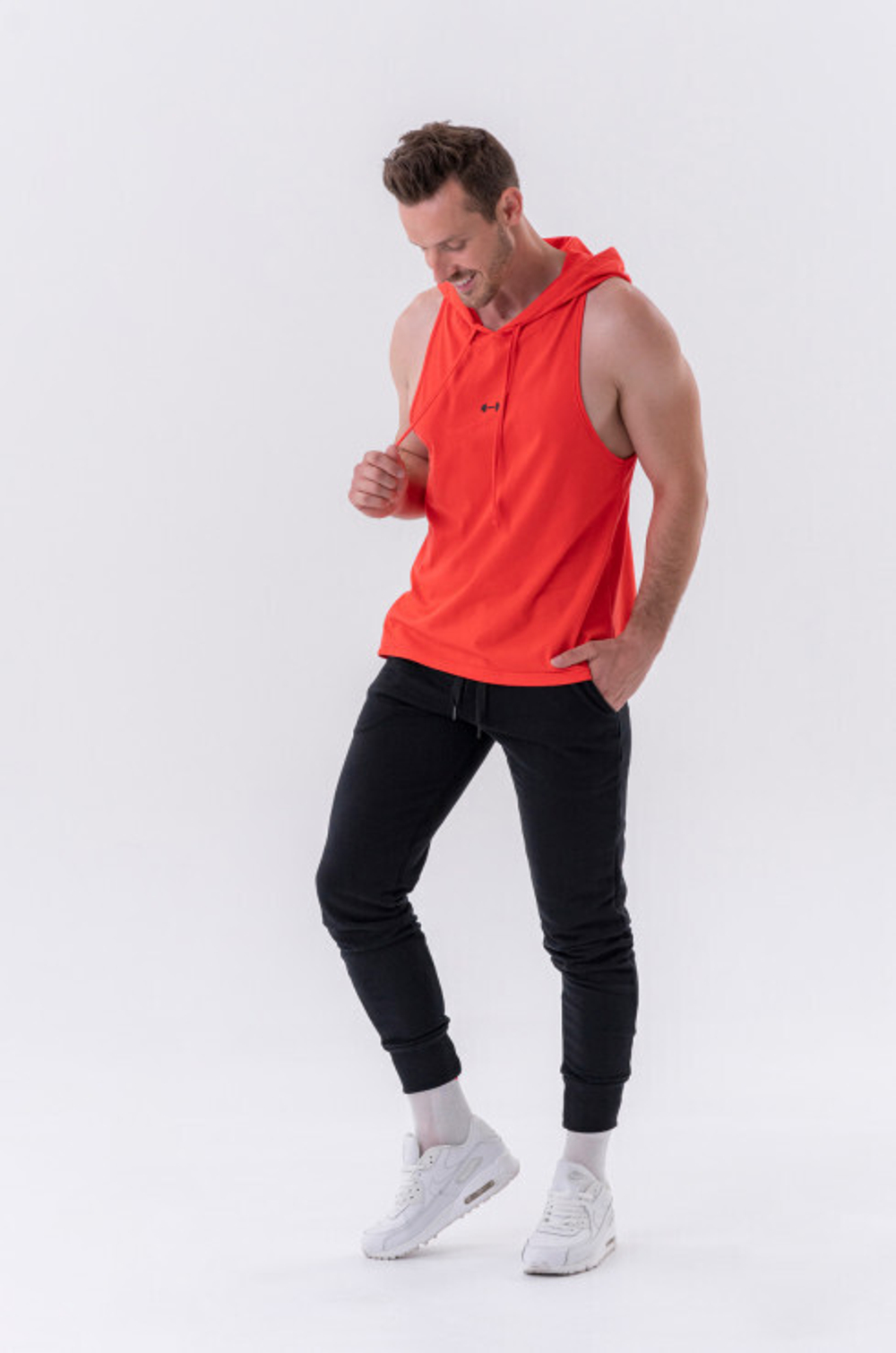 Брюки Slim sweatpants with side pockets “Reset” 321
 Черные