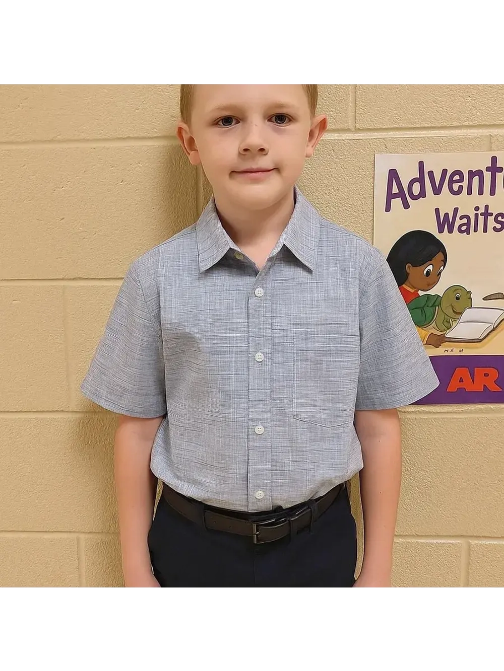 Рубашка с короткими рукавами для мальчика