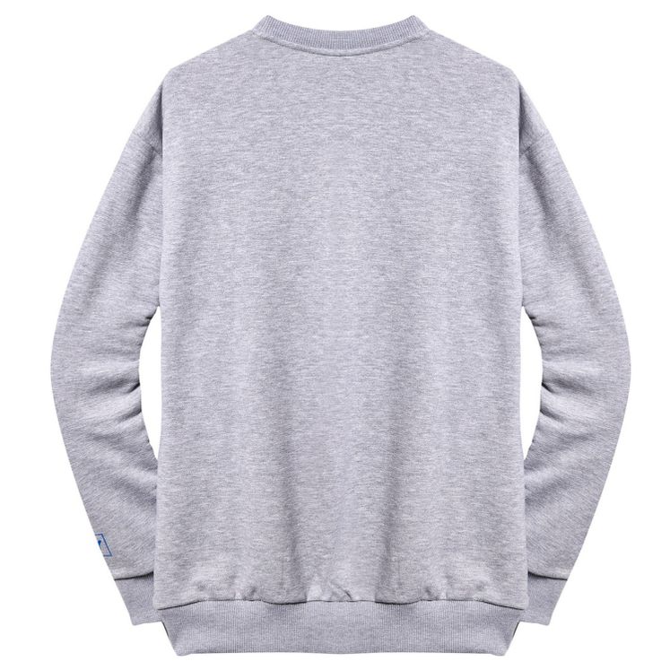 Свитшот ZNY R Pocket, серый меланж