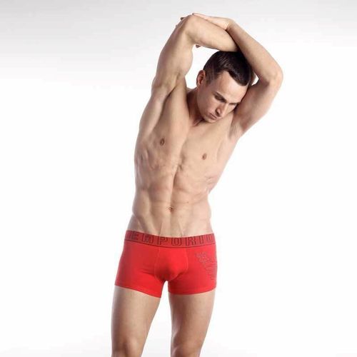 Мужские трусы хипсы красные Emporio Armani Eagle Red Boxer