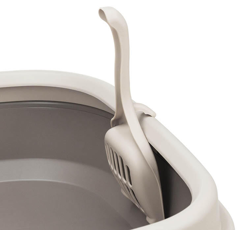 Лоток для кошек ЛЯ-МУРР 480х355мм с низким бортом + подарок (совок) М1832