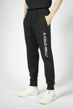 A-COLD-WALL ESSENTIAL LOGO BLACK SWEATPANTS