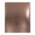 Тетрадь 48л., А5, клетка, Alingar "Gold metallic", скрепка, дизайнерский картон, тиснение "лён", блок офсет, 100% белизна