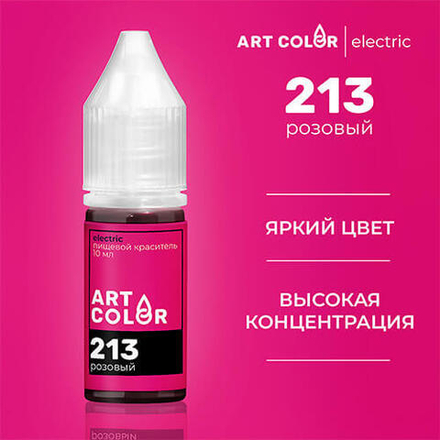 Краситель пищевой Гелевый Розовый (Art Color electric) 10 мл