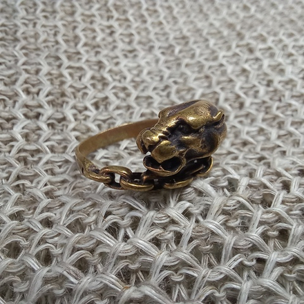 Кольцо. Пантера и цепь