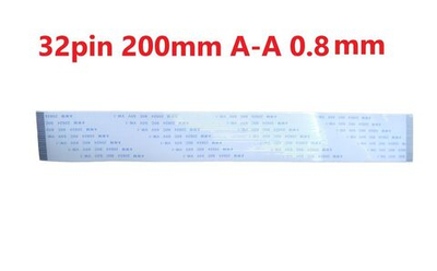 Шлейф FFC 32-pin Шаг 0.8mm Длина 20cm Прямой A-A AWM 20624 80C 60V VW-1