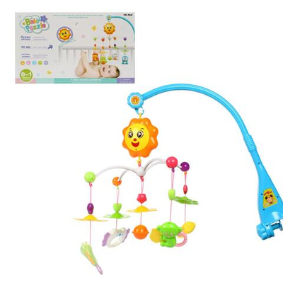 Карусель музыкальная для новорожденных, коробка 326-FP52-3