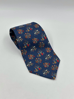 Галстук синий Salvatore Ferragamo