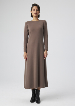 DRESS | M | BROWN