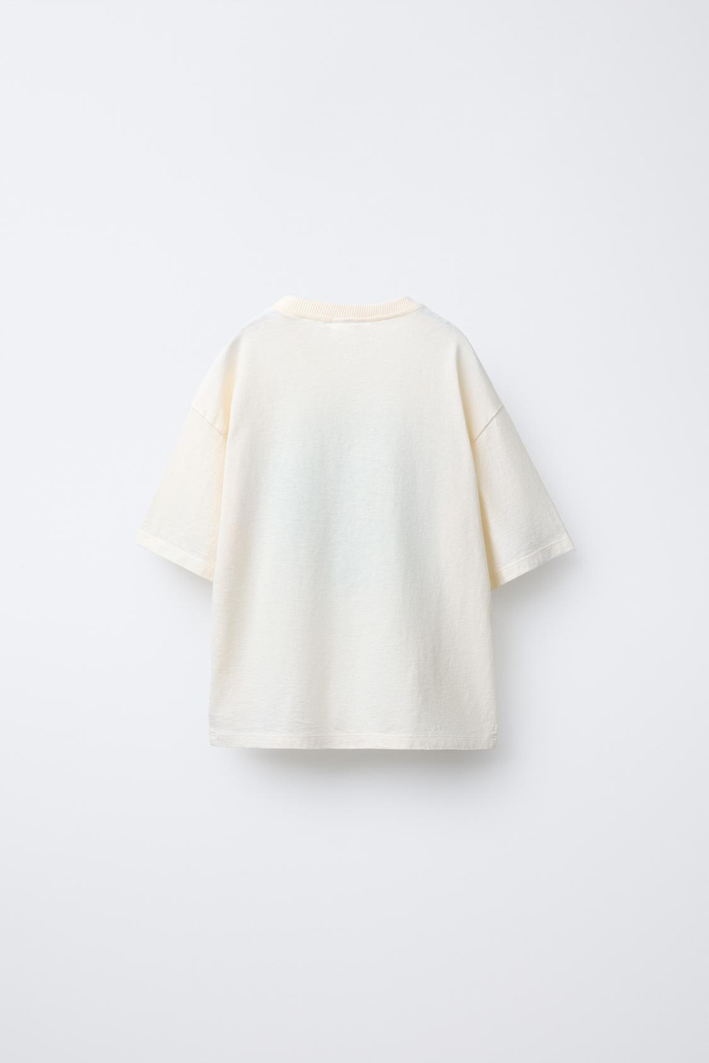 ZARA ФУТБОЛКА С ПРИНТОМ FELIX THE CAT ©, ЭКРЮ