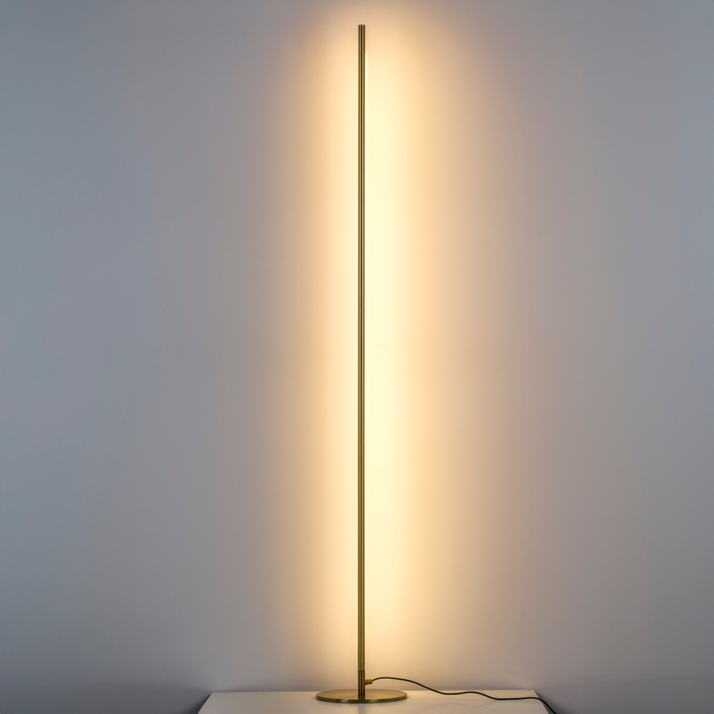 748733 Торшер TUBO LED 24W 2500LM 80G ЗОЛОТО 3000K