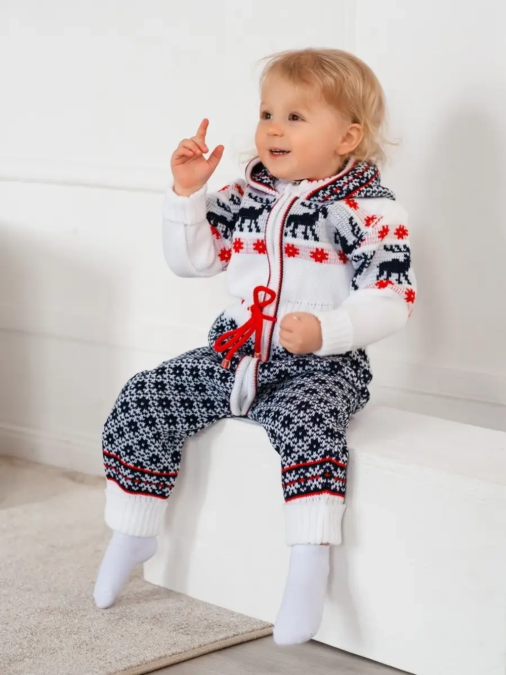 Комбинезон вязаный