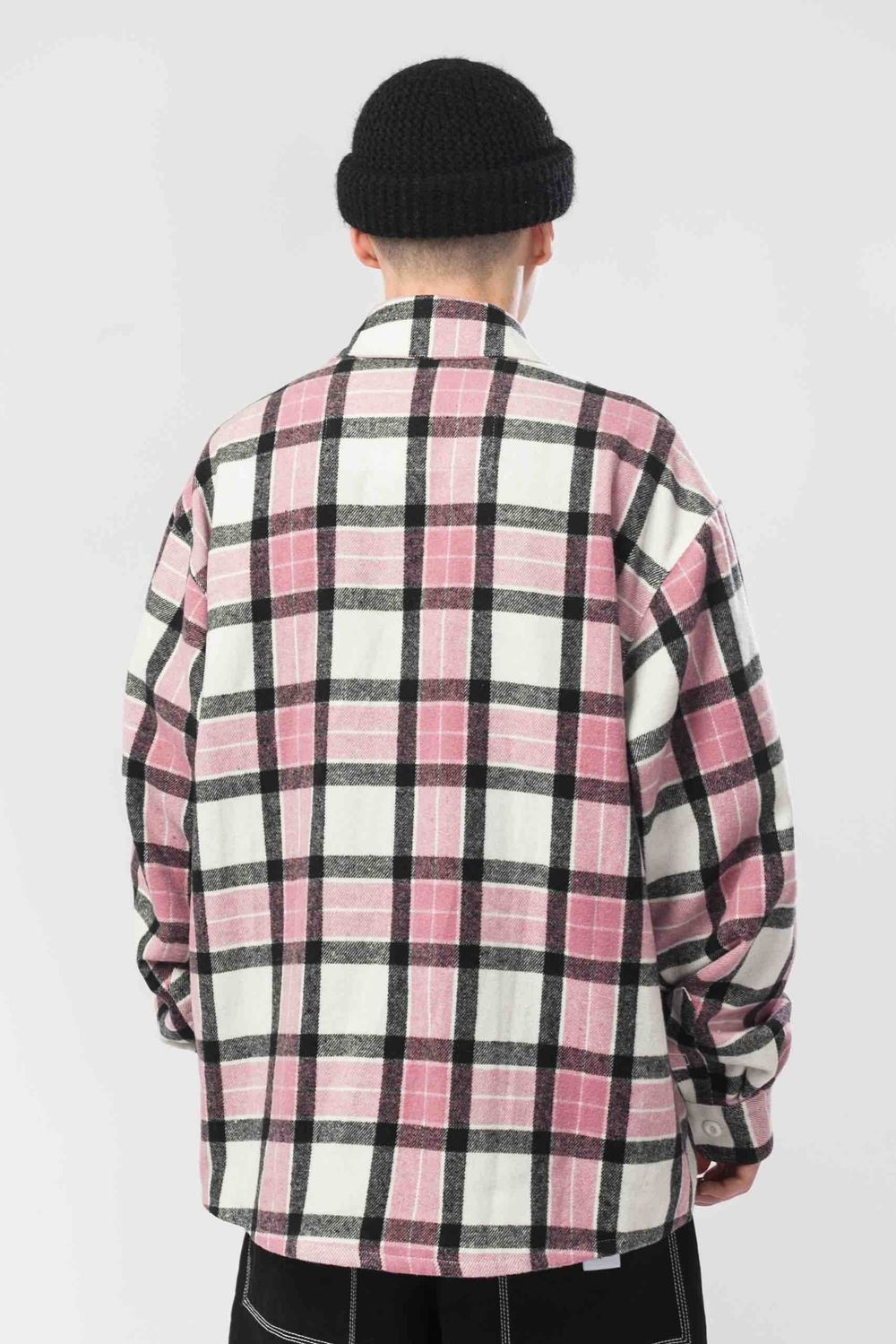 Рубашка Codered Harbor Wide Экрю/Розовый/Черный