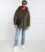 Пуховая куртка ROCKIE NON FUR PARKA Tommy Hilfiger - хаки(MW0MW32779)