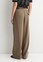 Брюки Almond с ремнем бежевый