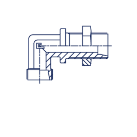 Соединение PD90 DL08 14х1.5 (корпус)